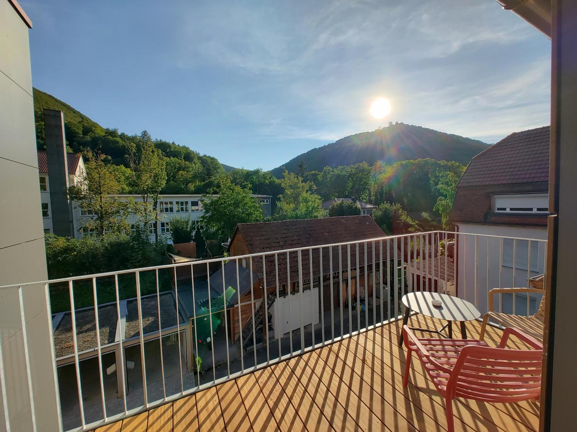 Ferienwohnungen Am Wasserfall Bad Urach Exterior foto